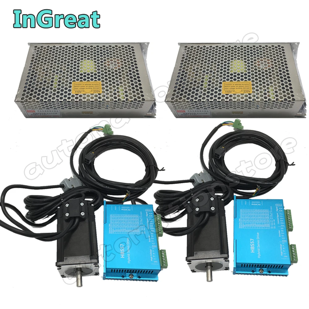 Шаговый двигатель с замкнутым контуром NEMA23 привод 57 мм 200 нм унций дюйм