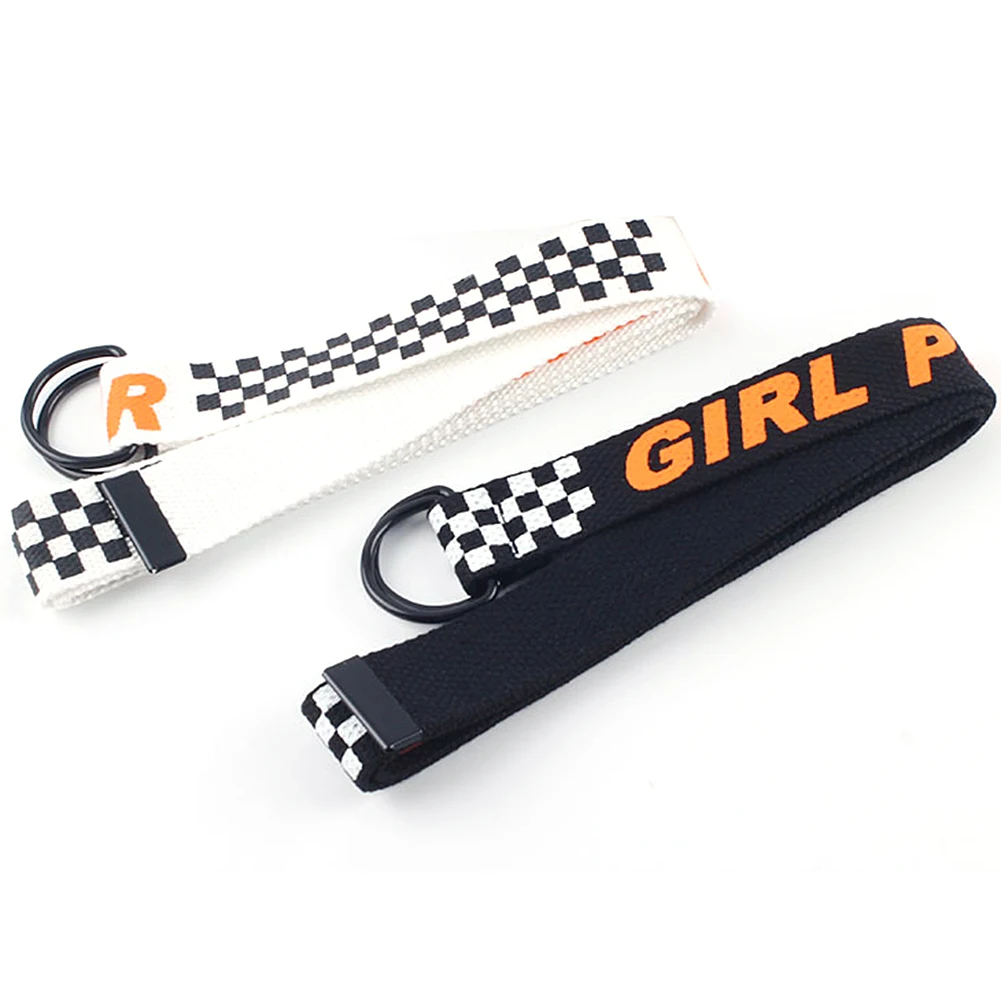 Модный натуральный длинный ремень с пряжкой двойным D образным кольцом буквенным