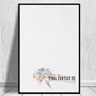 Финальная фантазия, текстильные принты, Декор для дома, искусство на стене, постер, розовая печать для спальни, отеля, квартиры