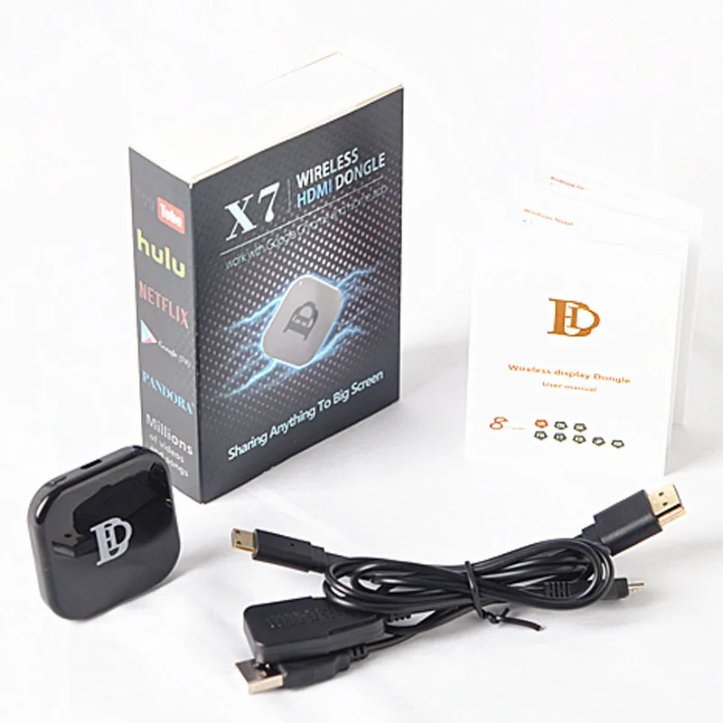 ТВ флешка для Google Chromecast X7 1080p Wi Fi Hdmi ключ Rk3036 DLNA/Miracast/Chrom/Netfliex/Youtube/Muti screen
