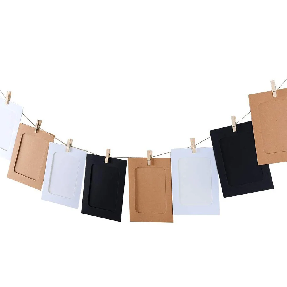 10 шт. деревянная фоторамка для фотографий держатель сделай сам настенная