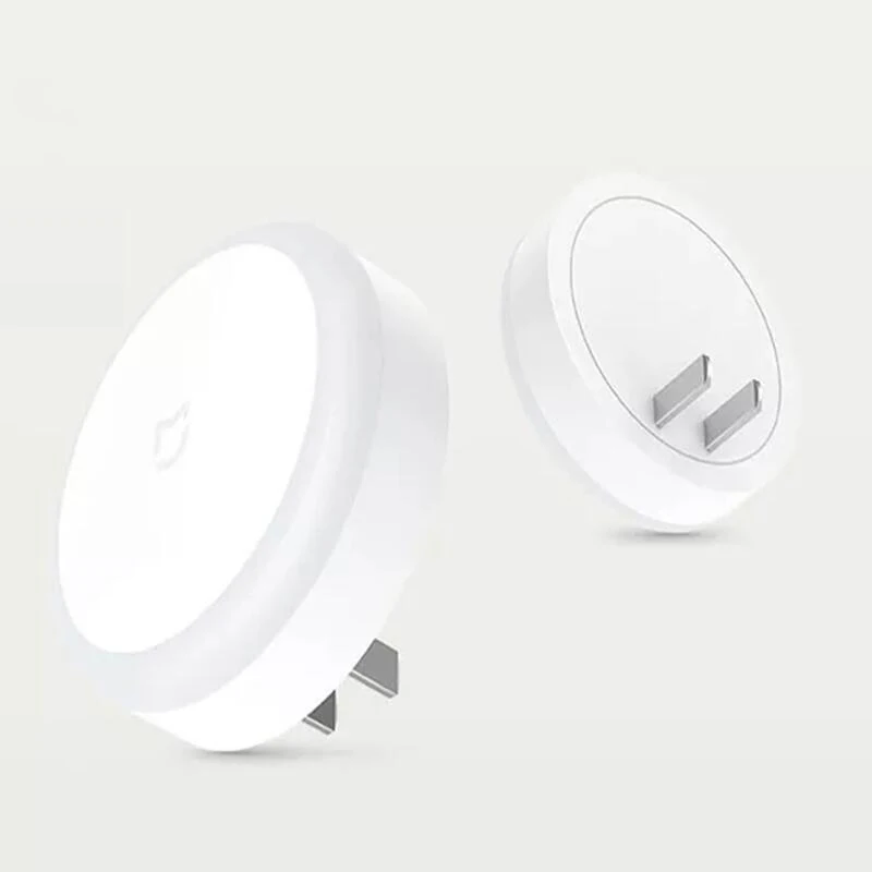 Original Xiaomi Mi Mijia US Plug LED Night Light Sensor Lamp For Home Bedroom Aisle AC 220V EU/UK/AU Adapter | Электроника