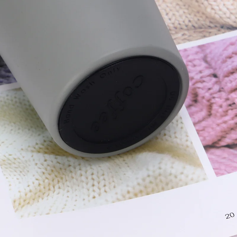 Новый дизайн соломенная кофейная кружка из нержавеющей стали Термос стакан