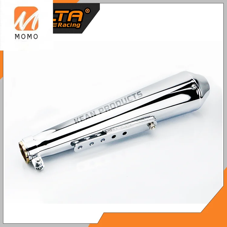 

Motorcycle Accessories Exhaust Muffler Iron Material Electroplating process For Universal KSMS-D08-500S-EL