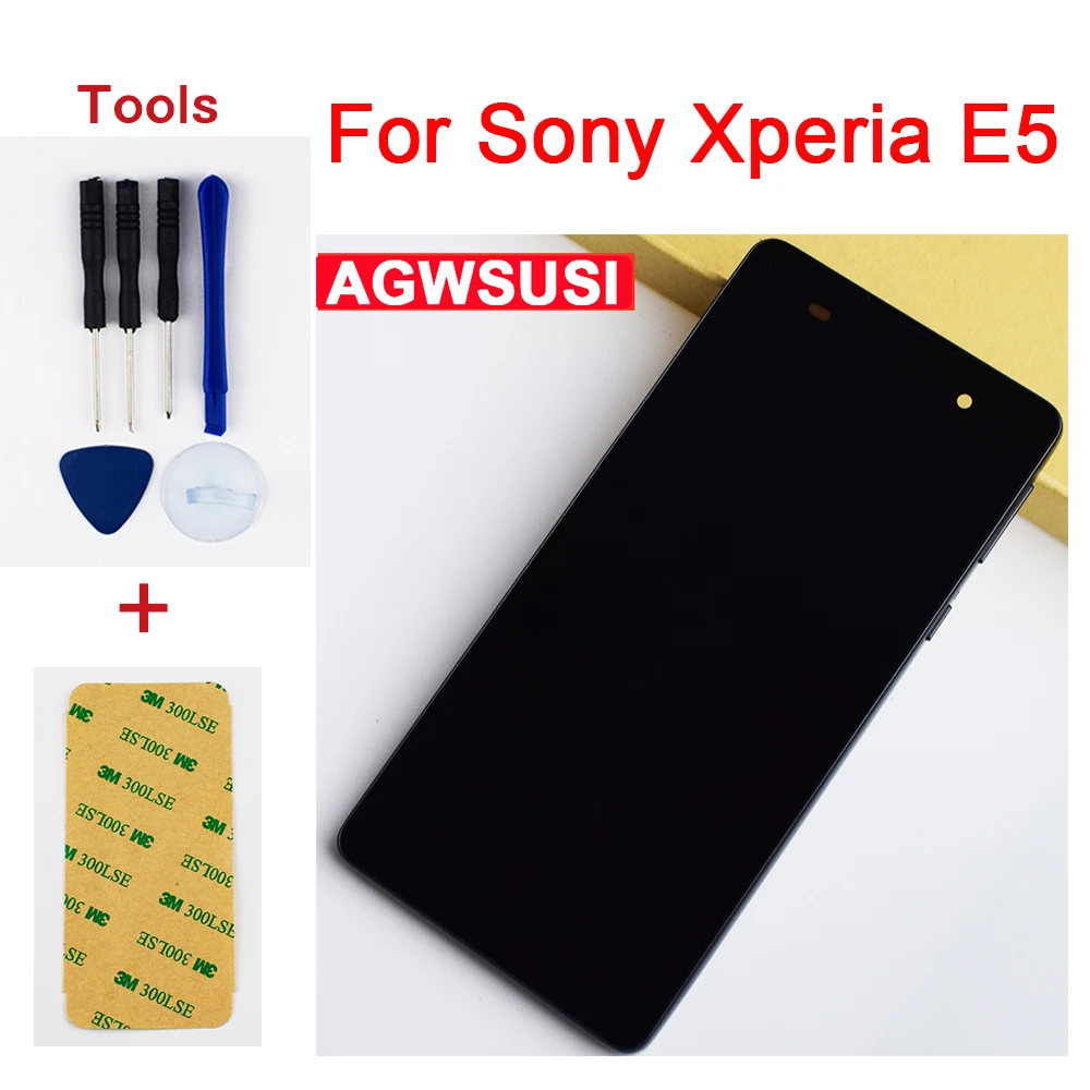 100% Протестировано для Sony Xperia E5 F3311 F3313 полный сенсорный экран дигитайзер