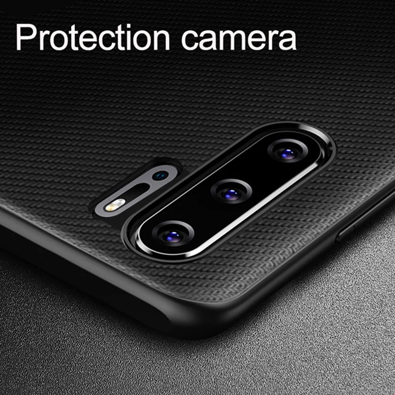 Для HUAWEI P30 Pro чехол Оригинальное углеродное волокно текстура из искусственной кожи полная Защита задняя крышка для HUAWEI P20 P30 Lite чехол для телефона