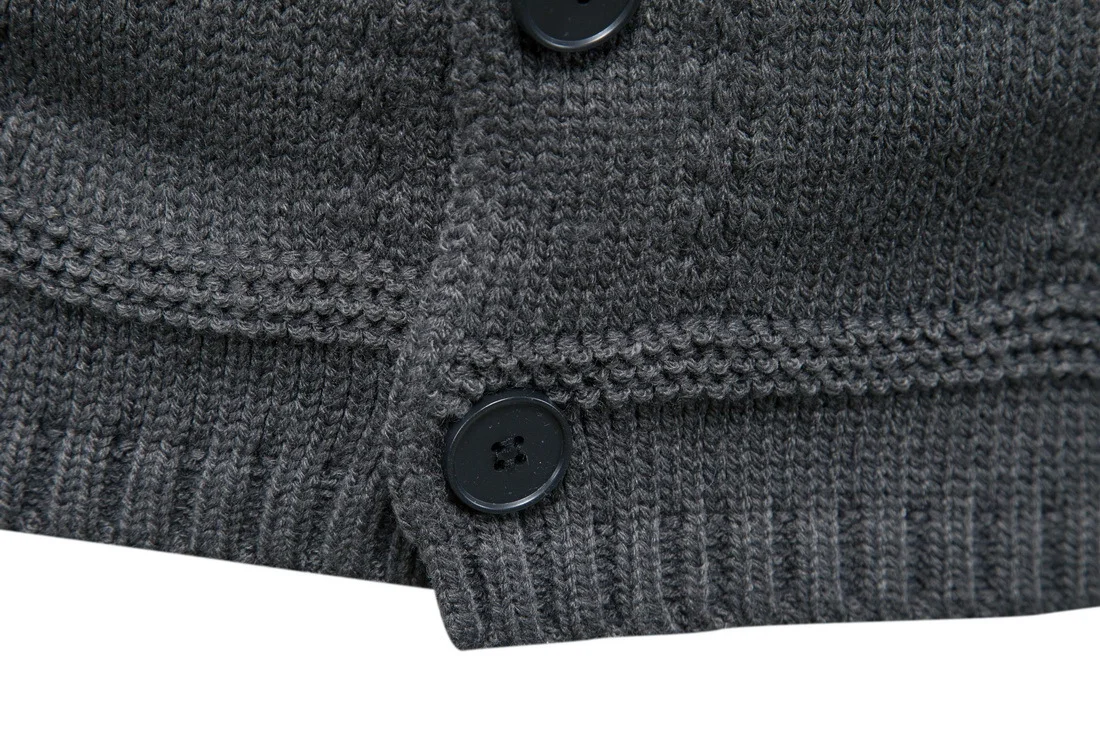 

LANDISTO Cardigan lapel men clothing Knitted men sweater warm European style mens sweater Tooling style sweater