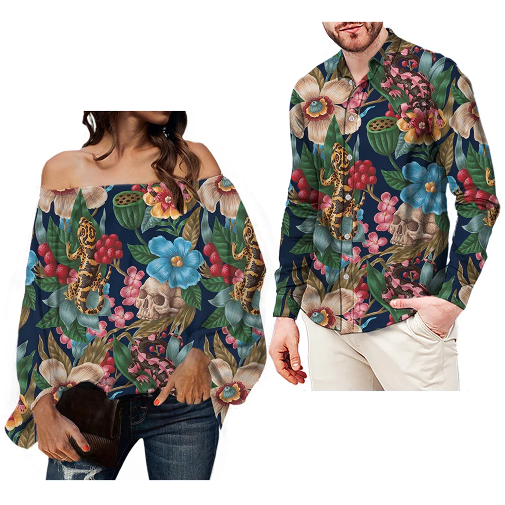 

Sexy Off Shoulder Floral Textile Chiffon Blouse for Women Girls Spring Autumn Casual Long Sleeve Shirt Fashion Top Clothes S-4XL