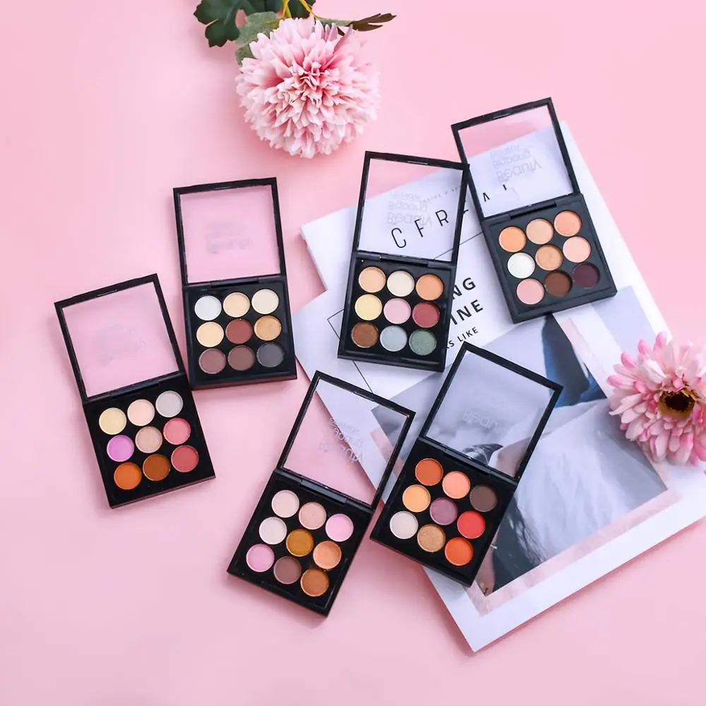 BeautyBigBang 9g тени для век Палитра матовые мерцающие макияж светящиеся несколько