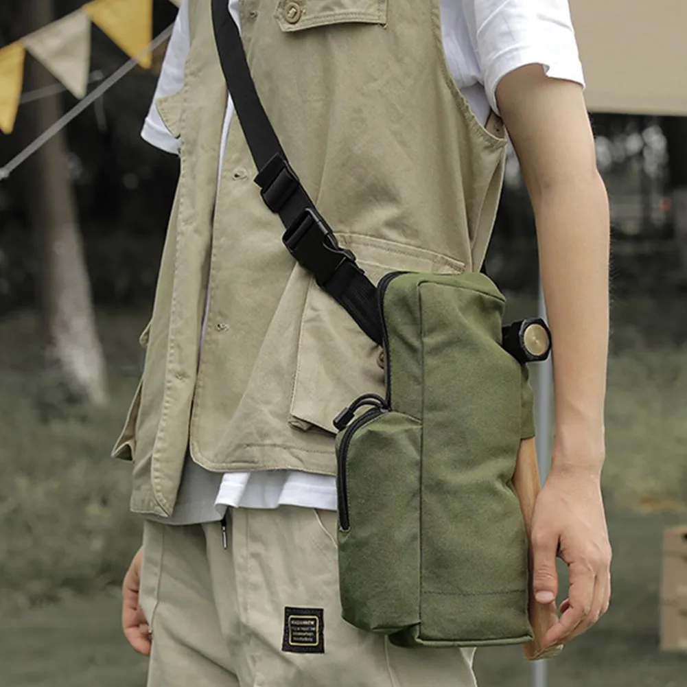 

Portable Camping Nail Storage Bags Tent Pegs Canvas Travel Tool Organizer Outdooor Toolkit Wrench Screwdrivers Storage Tool Bag