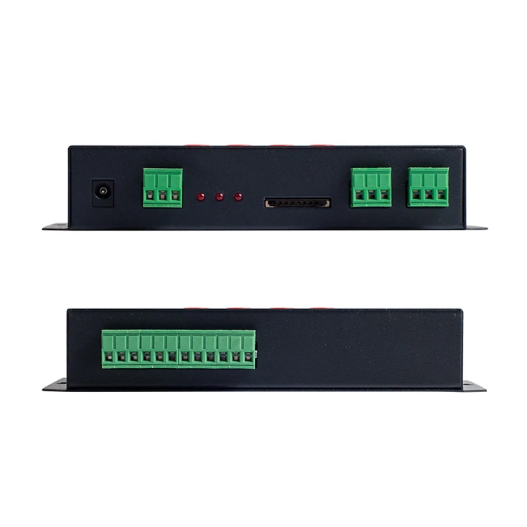 K-4000CK светодиодный пиксель контроллер SD DMX512/WS2811/WS2812B/WS2801/APA102 контроллера 4 порта