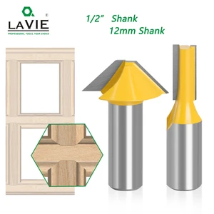 Фрезы для дерева, дверей, окон, 2 шт., 12 мм, 12 карбидные, с плоским дном