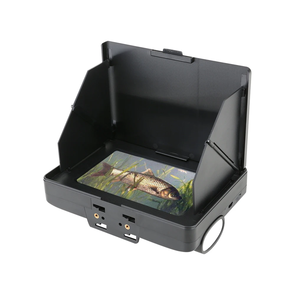 Купить 1200TVL 30 м рыболокатор подводная Рыбацкая камера 5 дюймов монитор с 10 шт. IR светодиодный металлический морской колесный фотоаппарат для рыбалк...