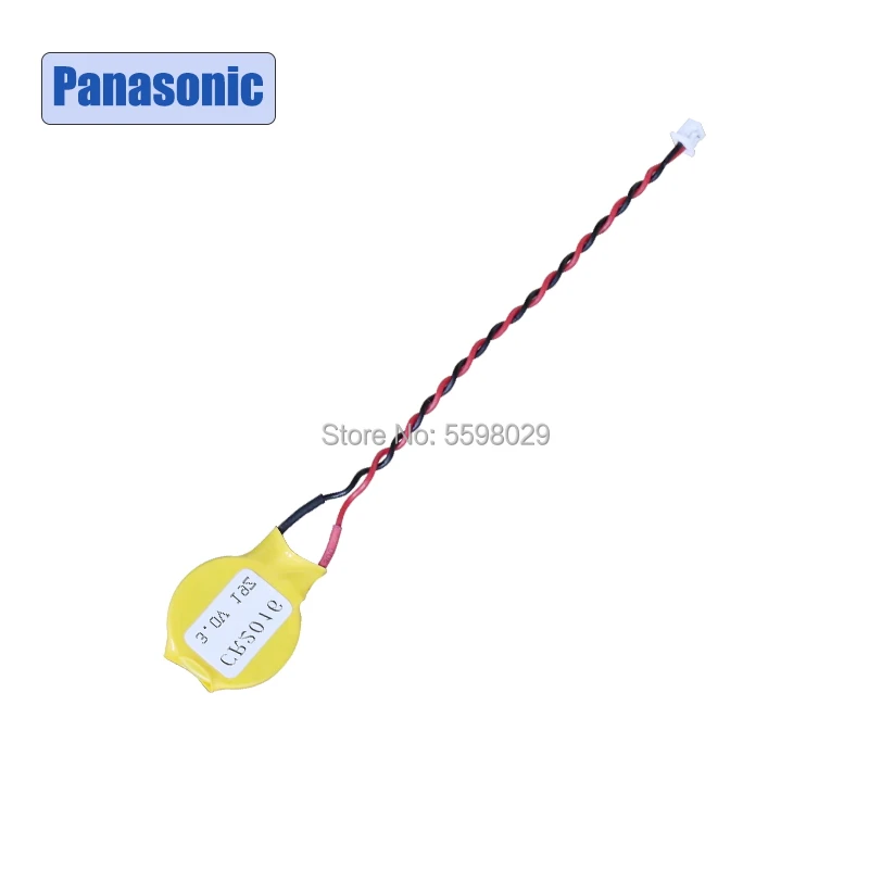 10 шт. Panasonic оригинальный CR2016 3 в кнопочный аккумулятор с вилкой для ноутбука IBM