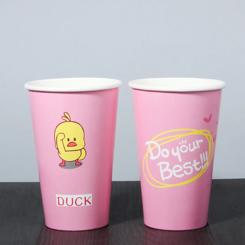 50 шт. высококачественные утолщенные одноразовые розовые чашки для дня рождения