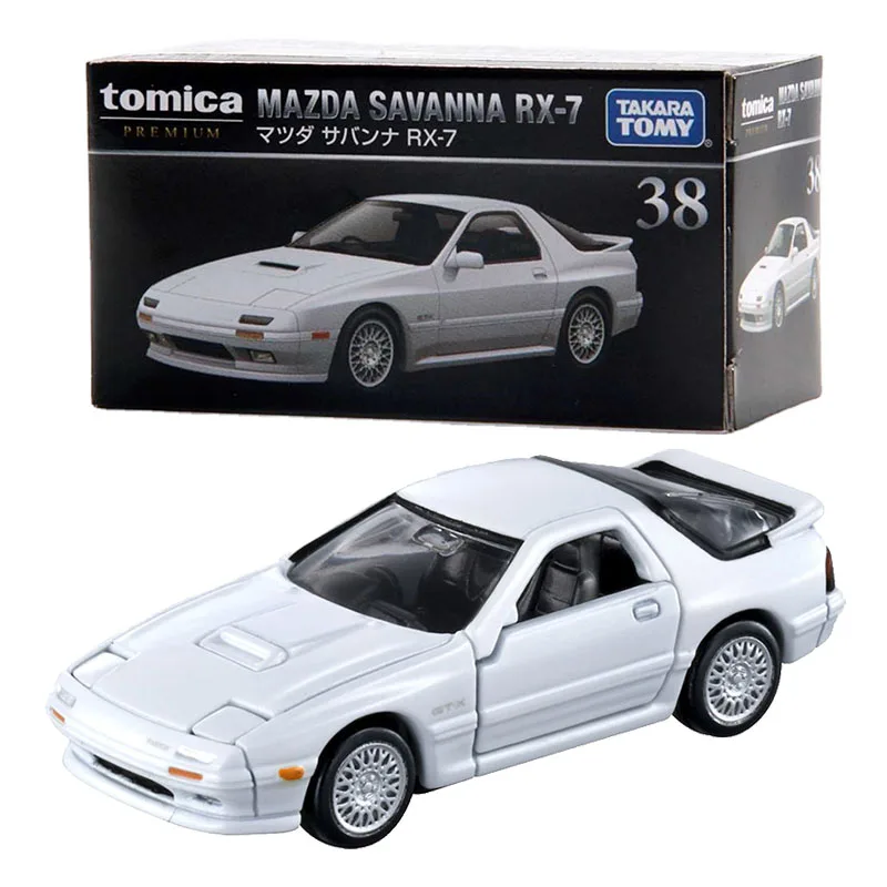 

TAKARA TOMY Diecasts & Toy Vehicles Mazda Savanna RX-7 Genuine White Alloy Car Diecast Model Car Toys for Children Kids Gift