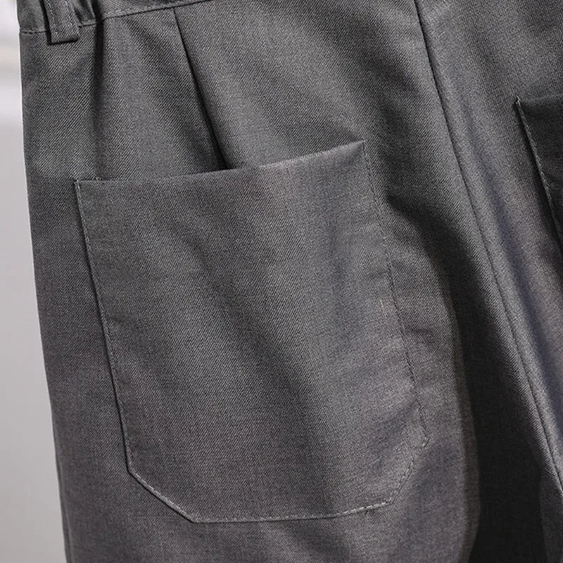 

New Summer Shorts Women Clothing Casual Plus Size Shorts Feminino High Waist Solid Wide Leg Mom Shorts Ropa Mujer 4XL 5XL Q3803