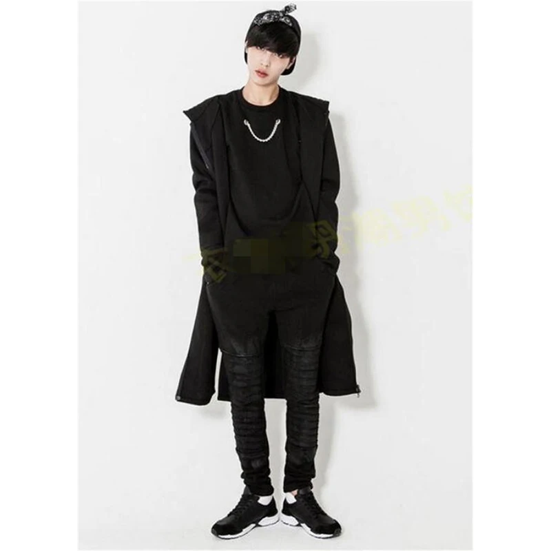 Осенне зимний толстый кашемировый кардиган Длинная модель корейской свободной