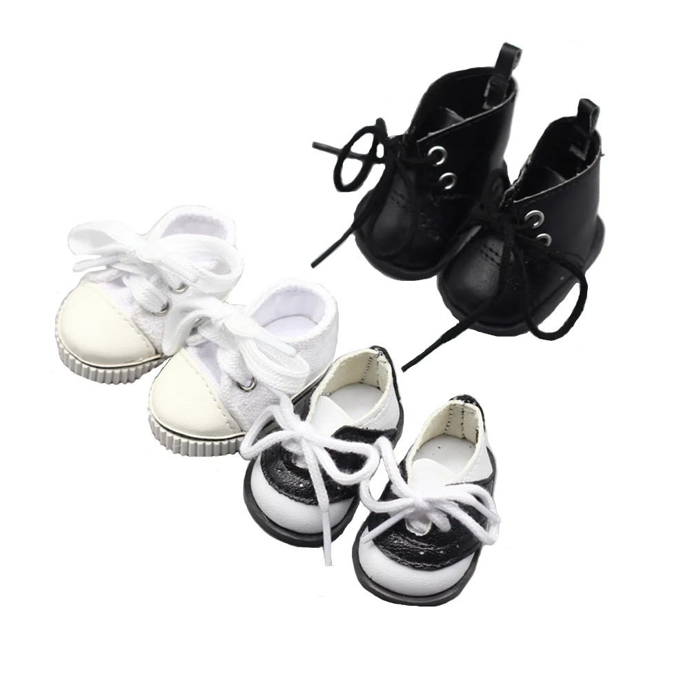 1 пара модная обувь из искусственной кожи для кукол Размер 5 5*3 см кукол-девушек 14