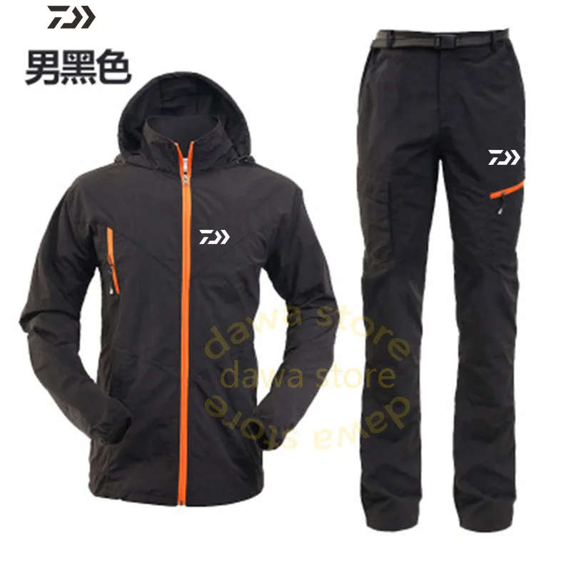 Daiwa Рыболовная куртка костюм для рыбалки быстросохнущая однотонная рыболовная