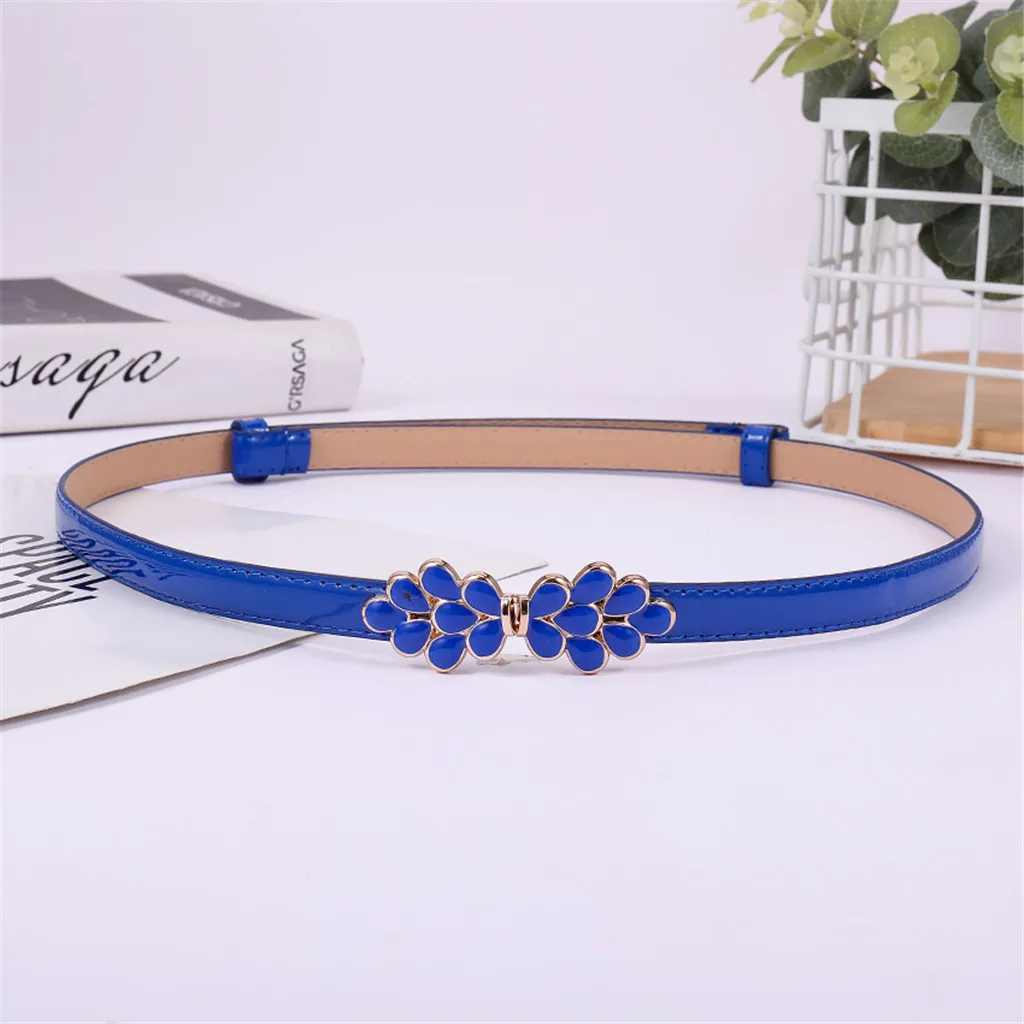 SAGACE женский модный ремень узкий эластичный пояс для платья яркие цвета тонкий