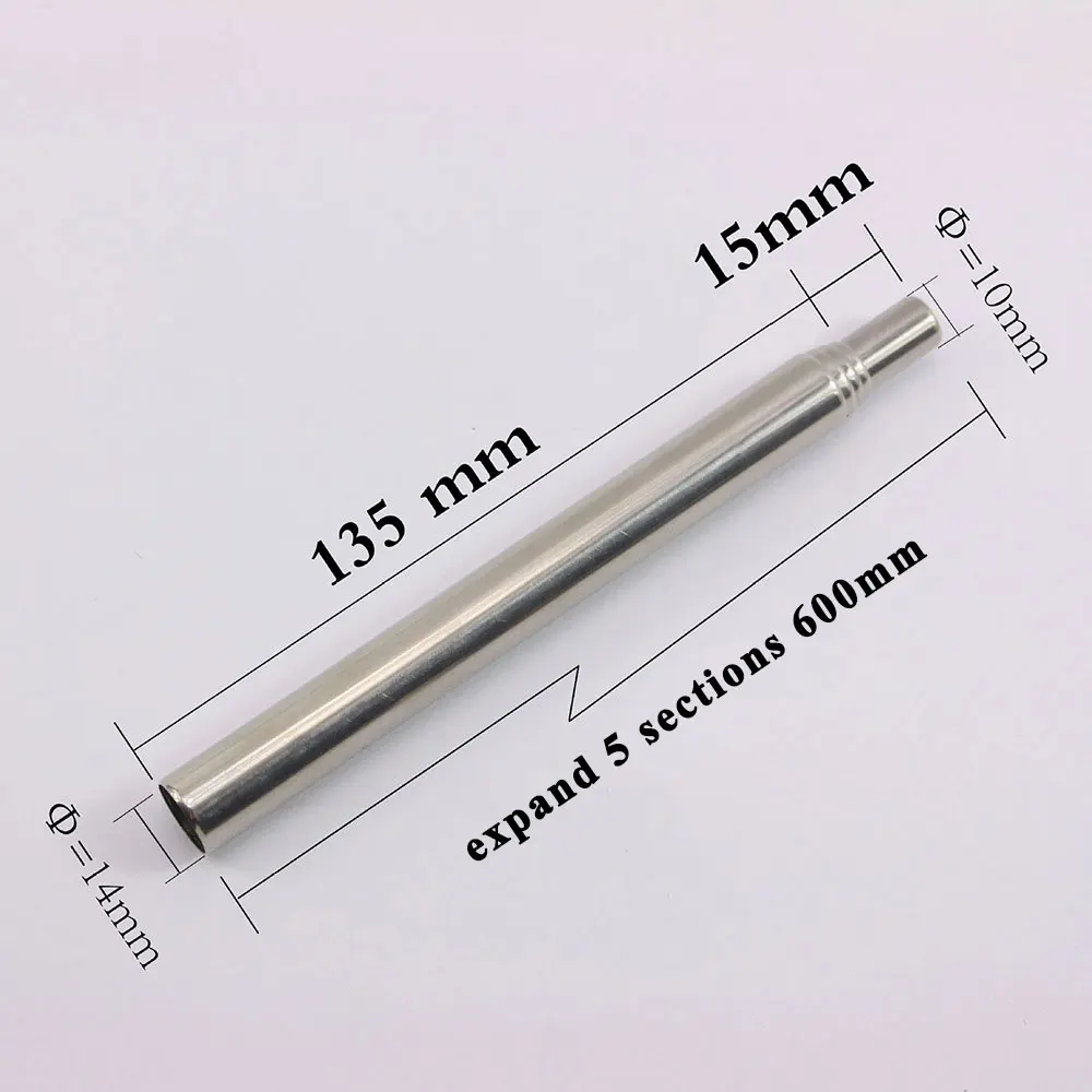 Телескопическая трубка для пикника толстая 14 мм выживания на природе