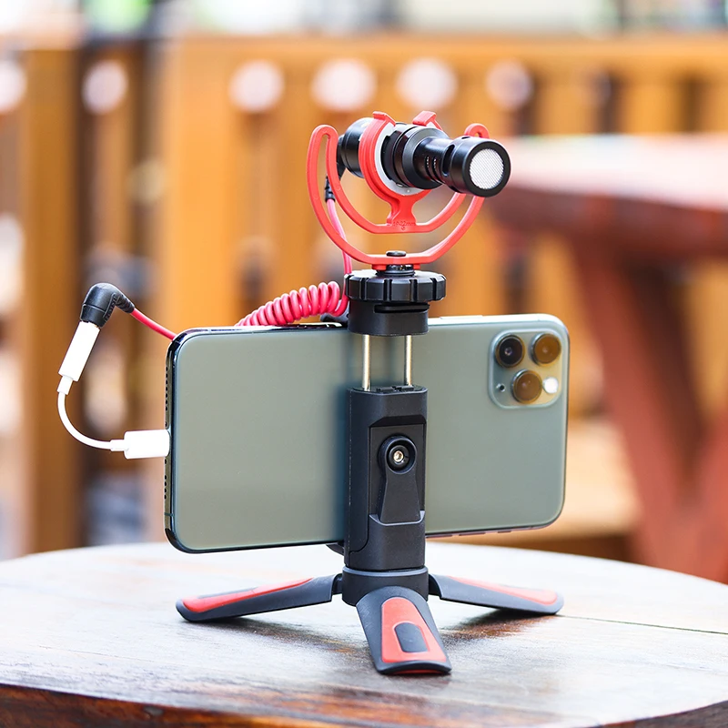 360 Вращение мини штатив для телефона Вертикальная съемка 2 в 1 держатель iPhone Xs Max X 8