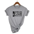 Новая модная летняя забавная хлопковая Футболка с изображением американских драм The Flash, женская футболка с комиксами STAR Laboratories TV Star Labs
