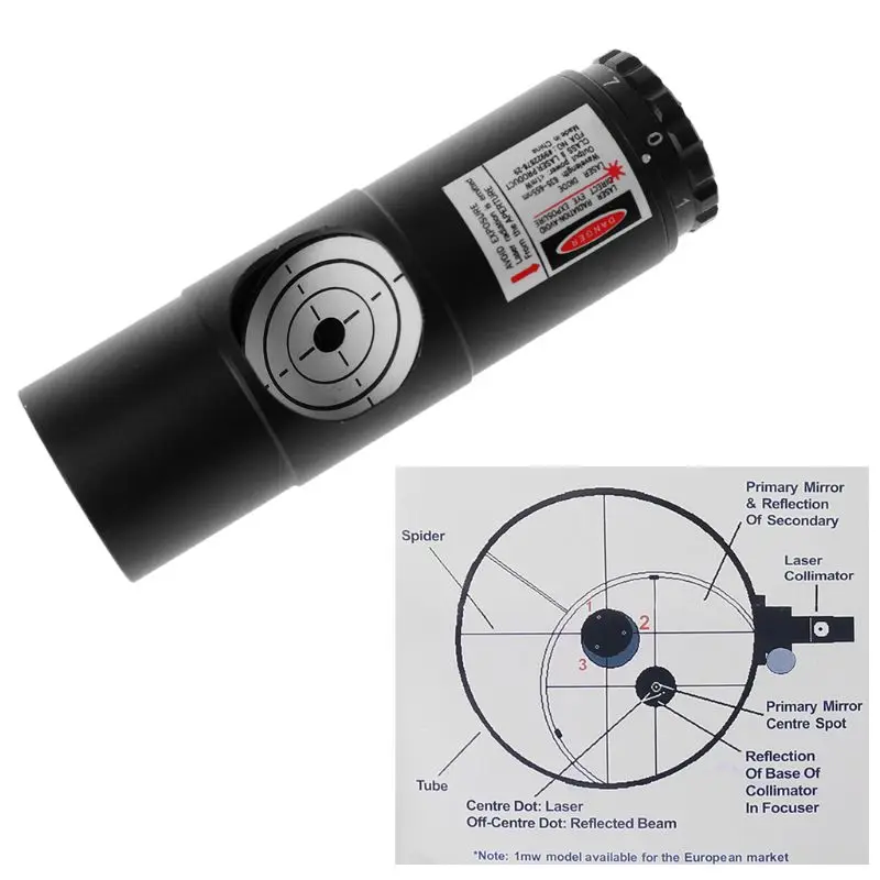 

1.25" Laser Collimator 2" Sleeve for Newtonian Reflector Telescope Astronomical Telescope Accessories Eyepiece Laser adapt