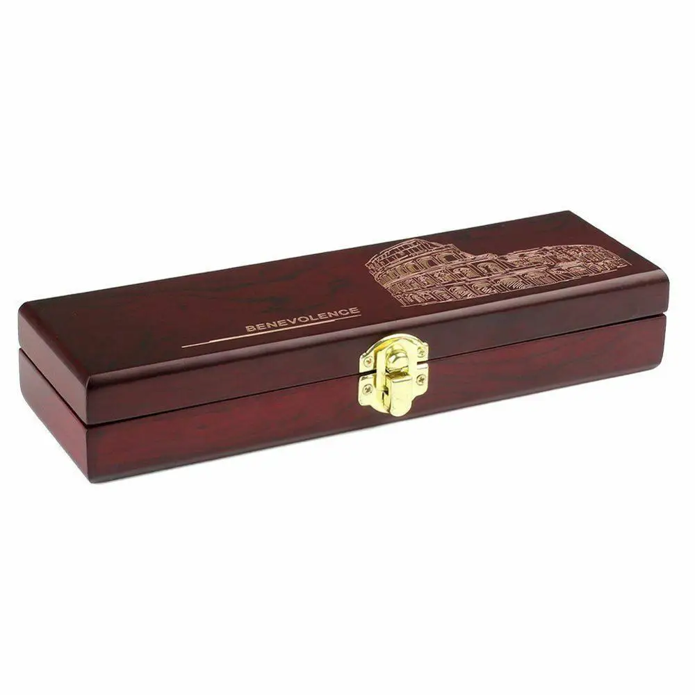 1pc Wood Box Чехол в ретро стиле из высококачественной деревянной коробки для прямых ножей в форме бритвы - Цвет: 1pc Wood Box