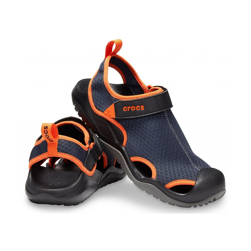 CROCS Swiftwater Mesh Deck Sandal M MEN 