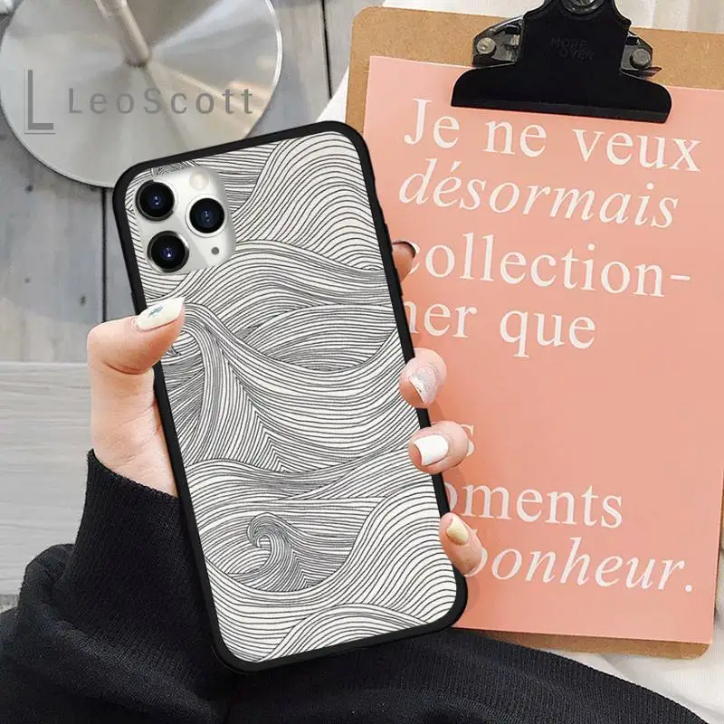 

Wood grain art design geometry Phone Cases for iPhone 11 12 pro XS MAX 8 7 6 6S Plus X 5S SE 2020 XR