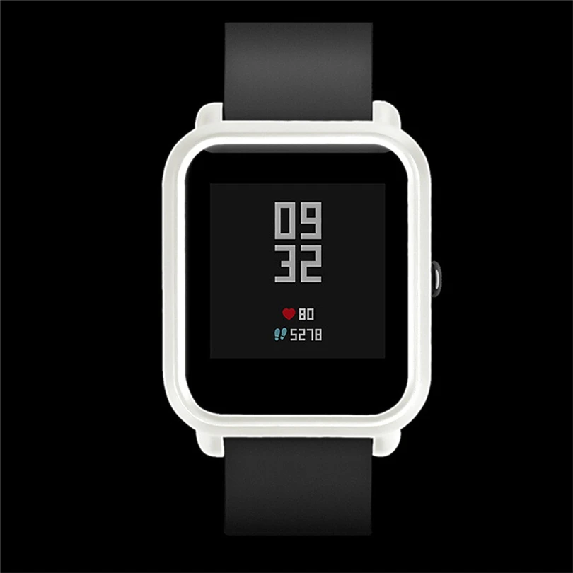 Защитный чехол-накладка для Huami Amazfit Bip Younth Watch с защитной пленкой для экрана, тонкая красочная рамка, корпус из поликарбоната, идеально подходит для S30