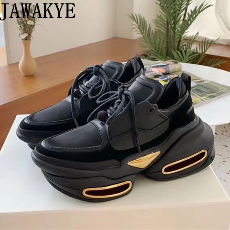 

Зимние Модные брендовые кроссовки для женщин, повседневная обувь на плоской подошве со шнуровкой, дизайнерская обувь на платформе, спортив...