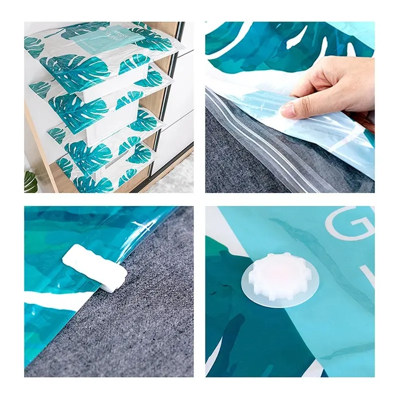 

New Convenient Vacuum Bag Storage Organizer Transparent Clothes Organizer Seal Compressed Travel Saving Space Bags Package