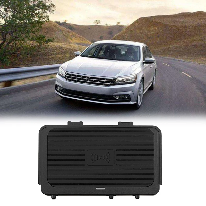 

Автомобильное беспроводное зарядное устройство для телефона Passat 2018-2019, держатель для быстрой беспроводной зарядки, адаптер, аксессуары