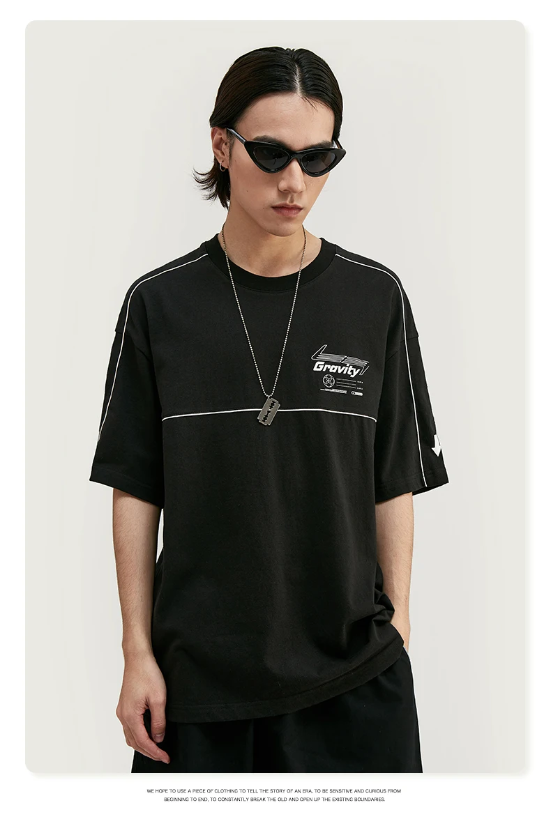 INFLATION хлопковая Мужская футболка, уличная одежда, camiseta hombre, футболка, Homme, свободная, хип-хоп, Harajuku, футболка 1066S20