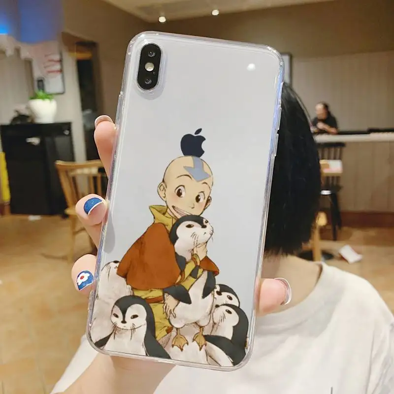 

Avatar the Last Airbender anime Phone Case Transparent soft For iphone 5 5s 5c se 6 6s 7 8 11 12 plus mini x xs xr pro max