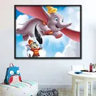 Алмазная картина Disney, мультфильм Дамбо, алмазная вышивка, полная мозаика, наборы для вышивки крестиком, настенное искусство, домашний декор, распродажа, живопись