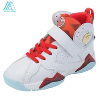 new trend summer couples high quality professional non slip shockproof elastic wear resistant basketball shoes for children