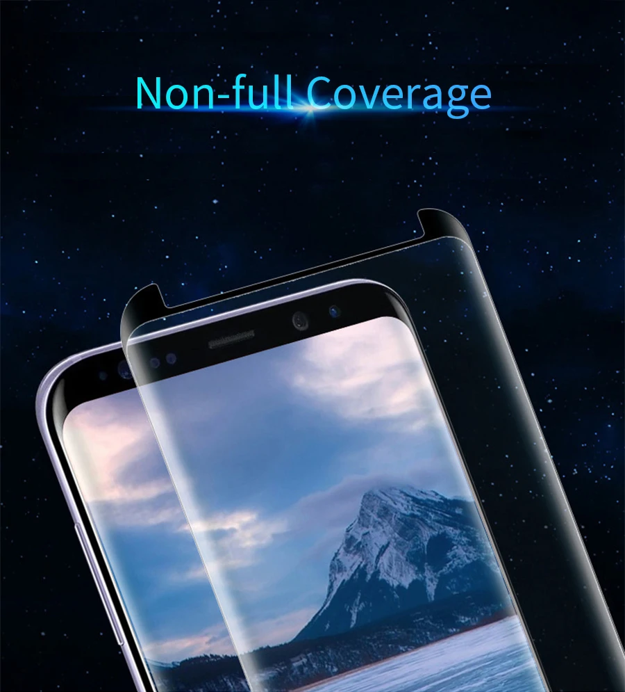 3D изогнутый чехол защитная пленка из закаленного стекла для samsung Galaxy S6 S7 Edge S8 S9 Plus