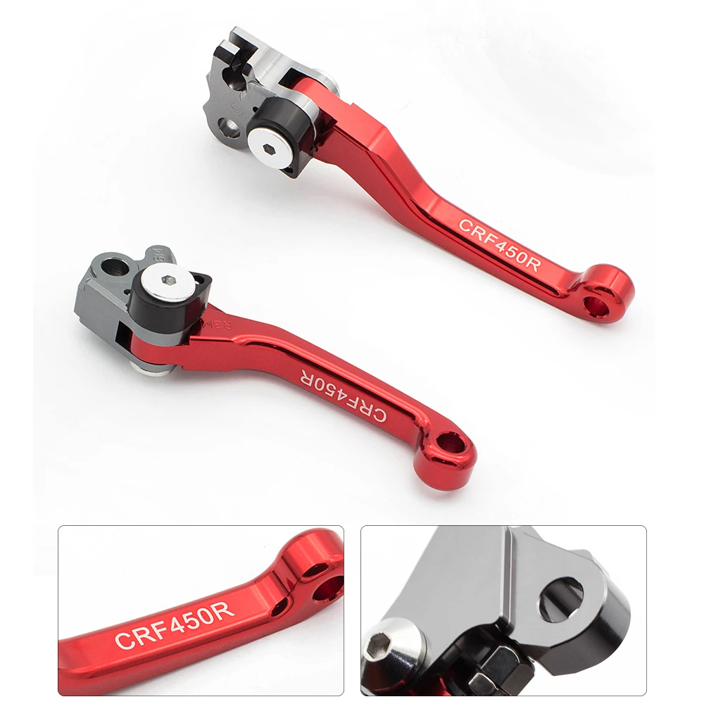 

Motocross CNC Aluminum Dirt Bike Brake Clutch Levers For Honda CRF450R 2007-2020 2019 2018 2017 2016 2015 2014 2013 2012 2011