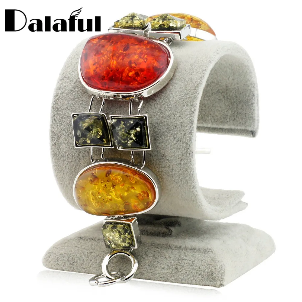 Изысканные разноцветные браслеты из Балтийского синтетического меда и