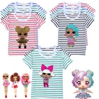Новый L.O.L. Сюрприз! Футболка, детская одежда, Летняя короткая футболка с принтом Lol Doll Omg, футболка для девочек и мальчиков, уличная одежда, детская одежда