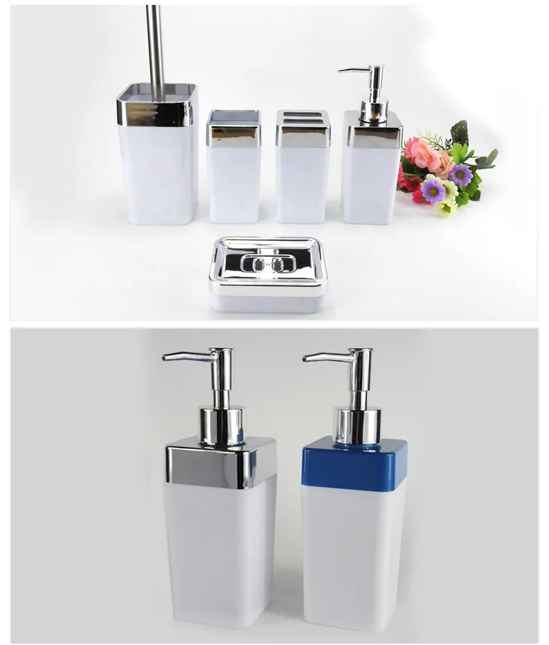 Набор из 5 аксессуаров для ванной комнаты держатель зубной пасты и щетки