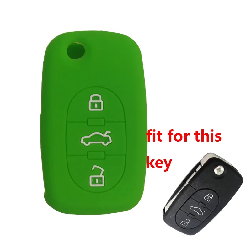 Силиконовый чехол для автомобильного ключа брелок куртки Audi кошелек Veste 8p Rs3 A3 A2 A4