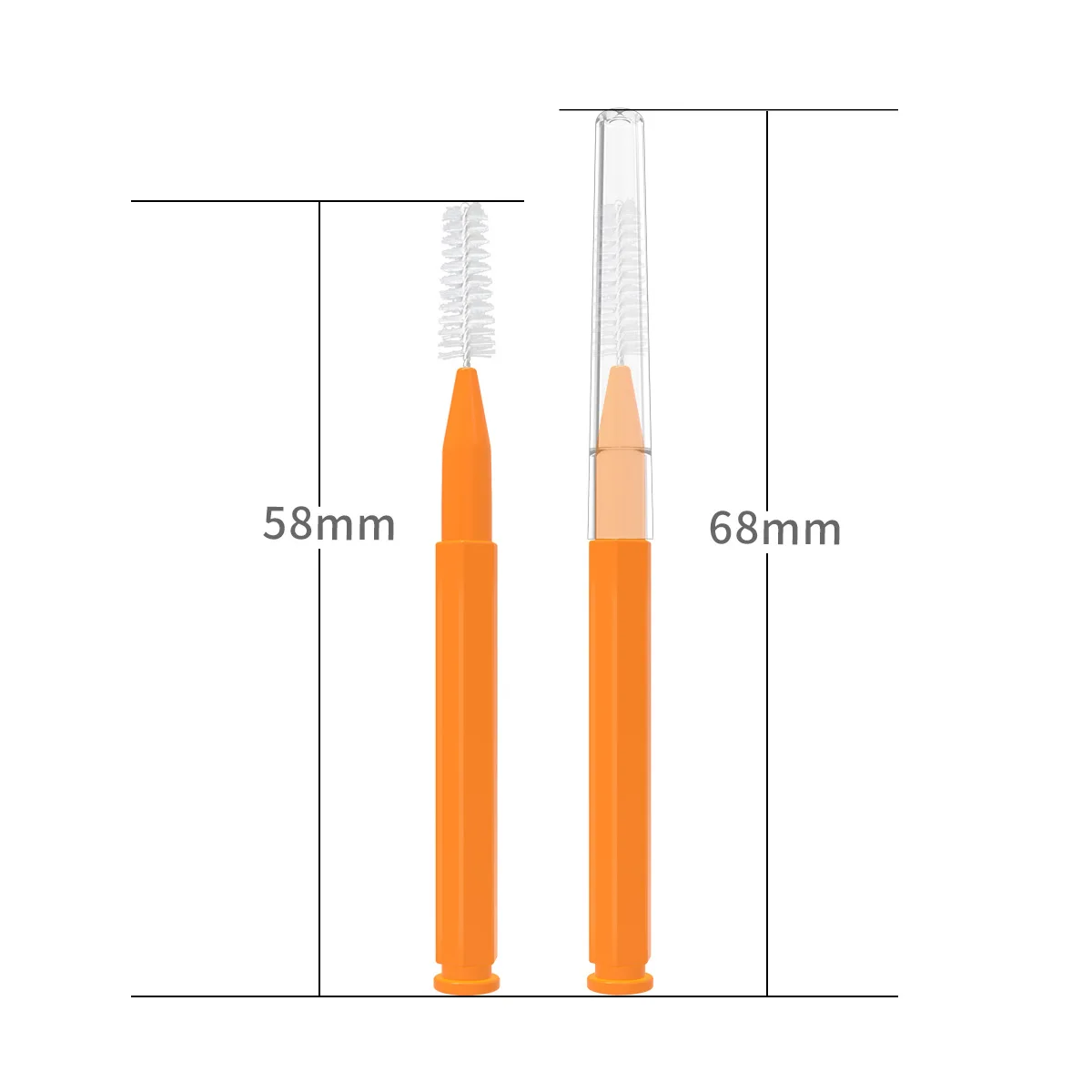 

30 Pcs I Shaped Interdental Brush Denta Floss Interdental Cleaners Orthodontic Dental Teeth Brush Tooth Cleaning Tools