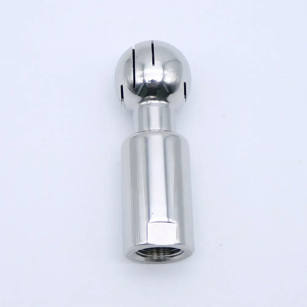 

DN15 Sanitary Spray Ball Silver 1/2inch Female Rotary Water Tank Quality