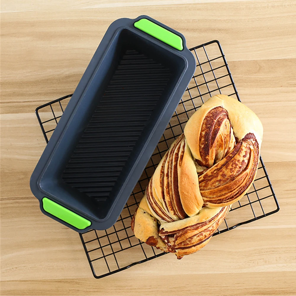 Прямоугольные силиконовые выпечки форма для тостов хлеба высоким голенищем