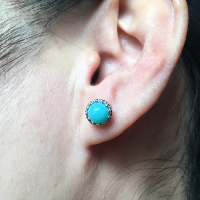 Женские классические серьги-гвоздики CSJ элегантные вечерние серьги из серебра 925